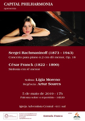 Rachmaninov: Concerto 2 Com Lígia Moreno e Franck: Sinfonia